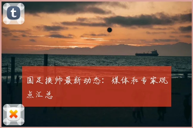 国足换帅最新动态:媒体和专家观点汇总
